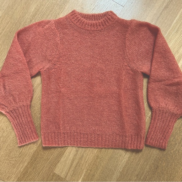 Mohair Puff Sleeve Sweater - Picture 4 of 9